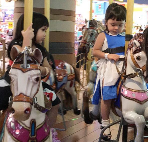 10 Potret lucunya persahabatan Gempi dan Rene, sering disebut kembar