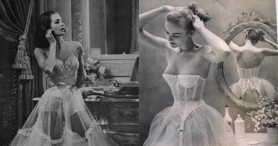 Begini penampakan 10 model lingerie yang dikenakan wanita zaman dulu