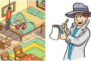 Tes bakat detektif kamu, tebak ini kasus pembunuhan atau bunuh diri?