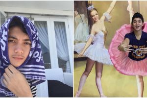 10 Pose lucu Ajil Ditto, mantan aktor cilik yang sering main sinetron