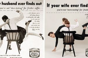 Fotografer tukar peran gender di 10 iklan jadul ini, bikin takjub 