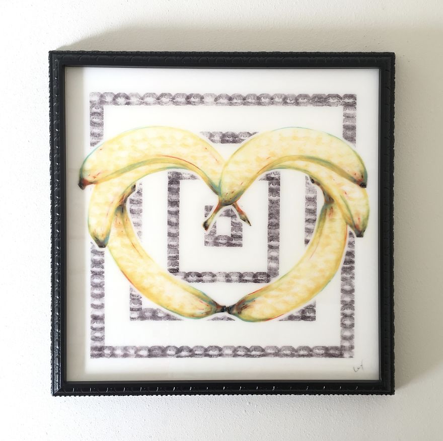 Dengan ciuman & lipstik, 10 lukisan ini bikin cowok mau jadi kanvasnya