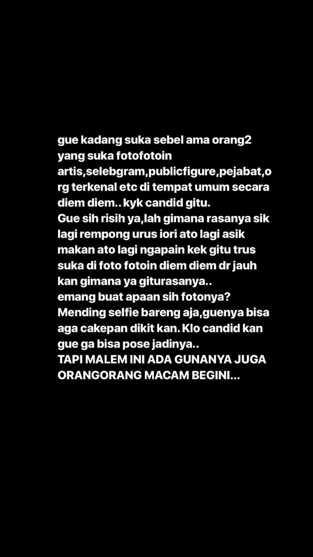 Curhat Putri Titian yang kesal dengan paparazzi ini malah bikin ngakak