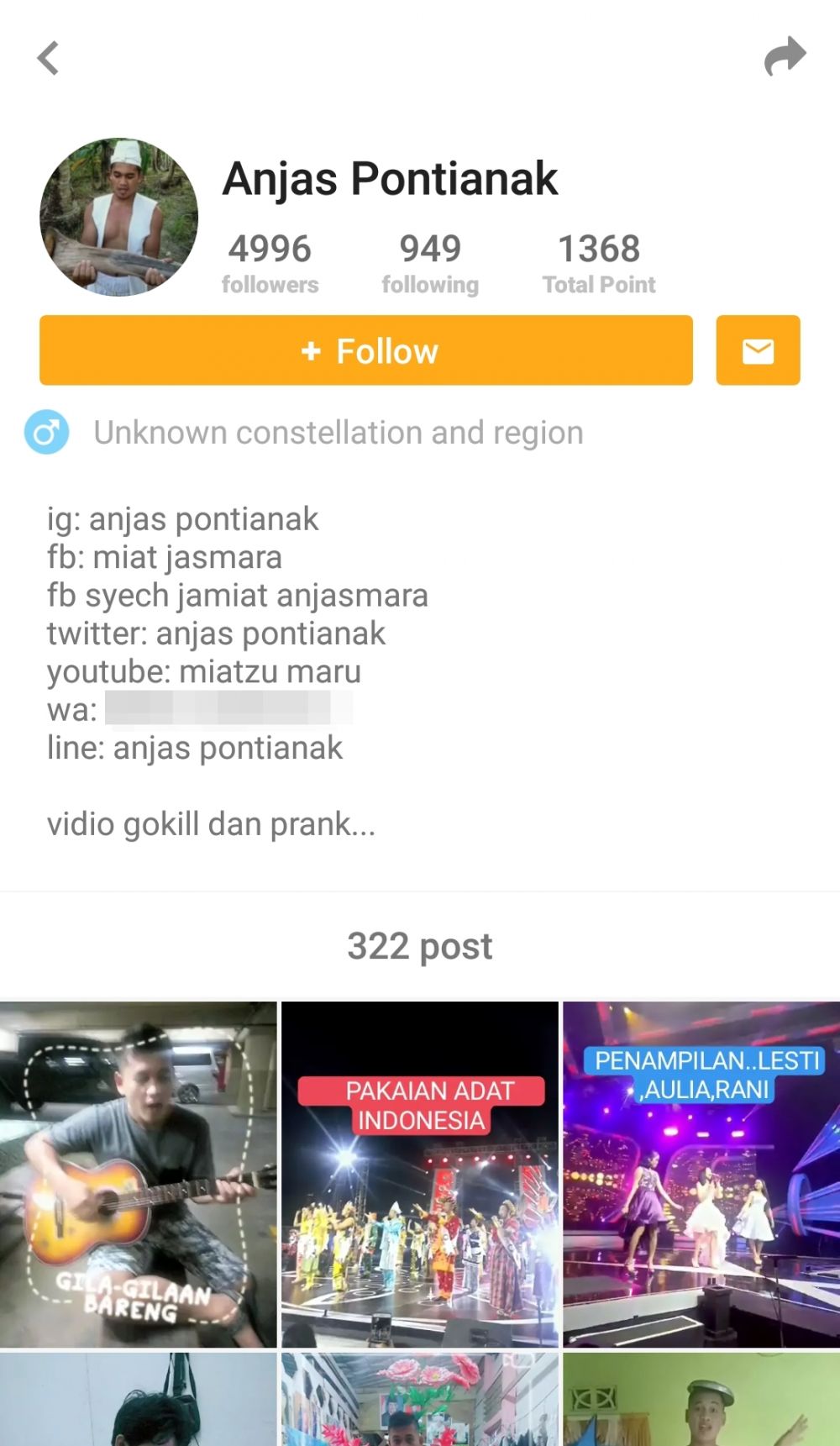 Hebat, cuma posting video di media sosial Anjas bisa beli motor sport