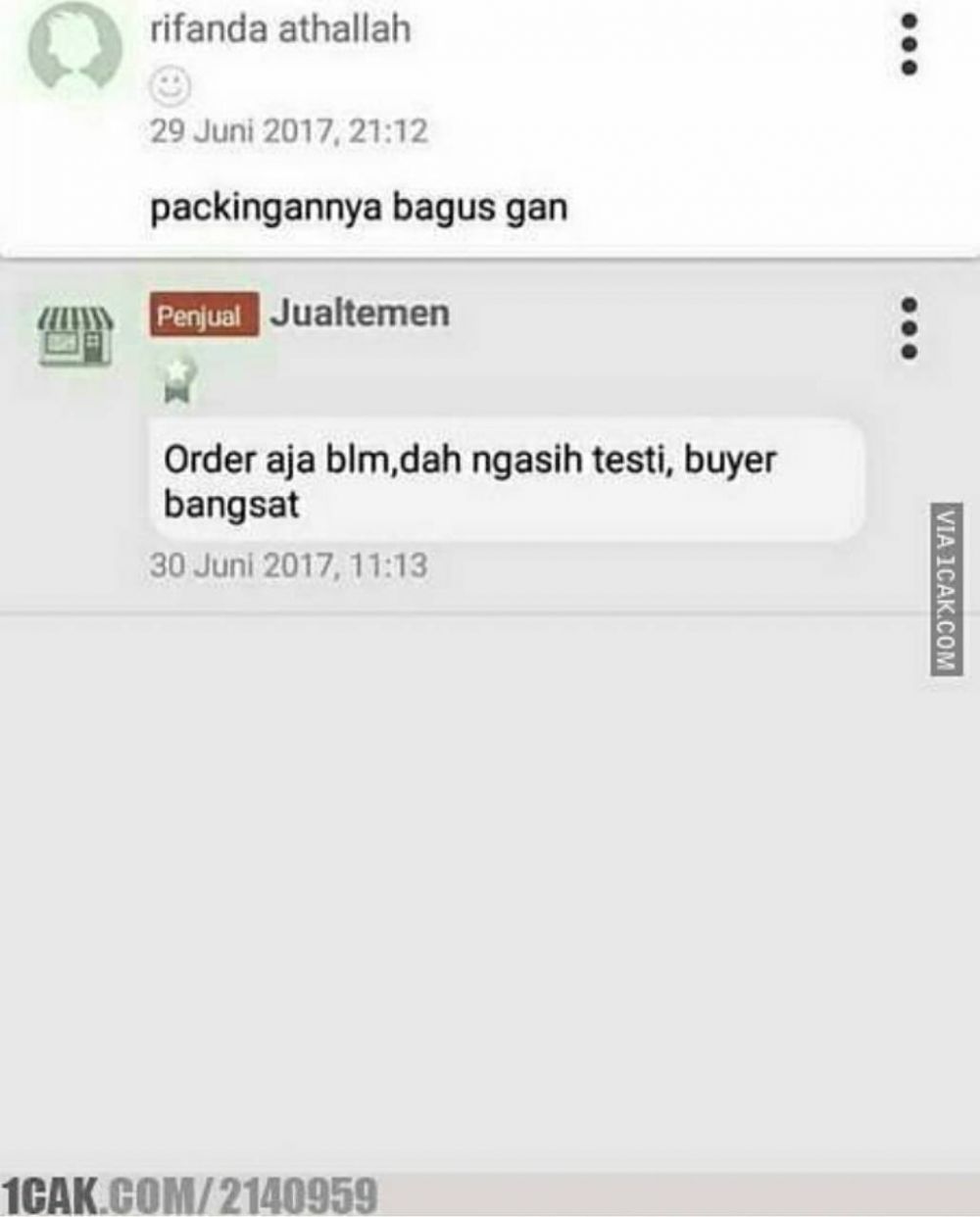 10 Pembeli online bikin geleng-geleng, ada yang cari pesawat seken
