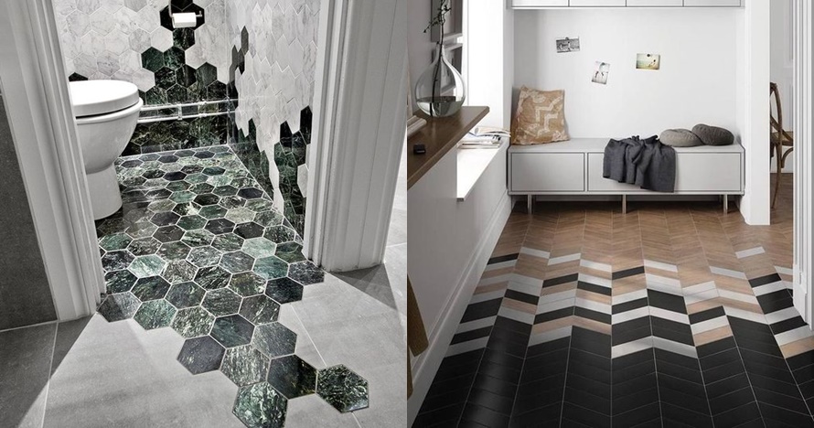 10 Kreasi motif lantai saling tabrak ini unik dan kreatif