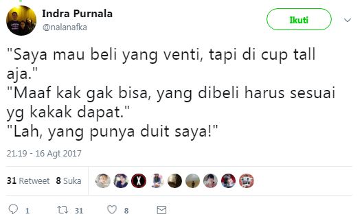 12 Kelakuan pembeli di kedai kopi ini bikin ngakak sambil perosotan