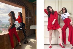 Pose bareng Jedar, begini 10 gaya Nia Ramadhani saat ikutan ngangkang