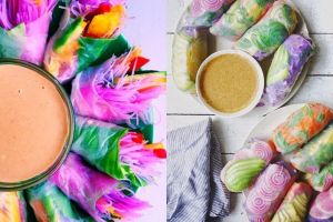 7 Kreasi lumpia transparan penuh warna, bikin kamu nggak tega makan