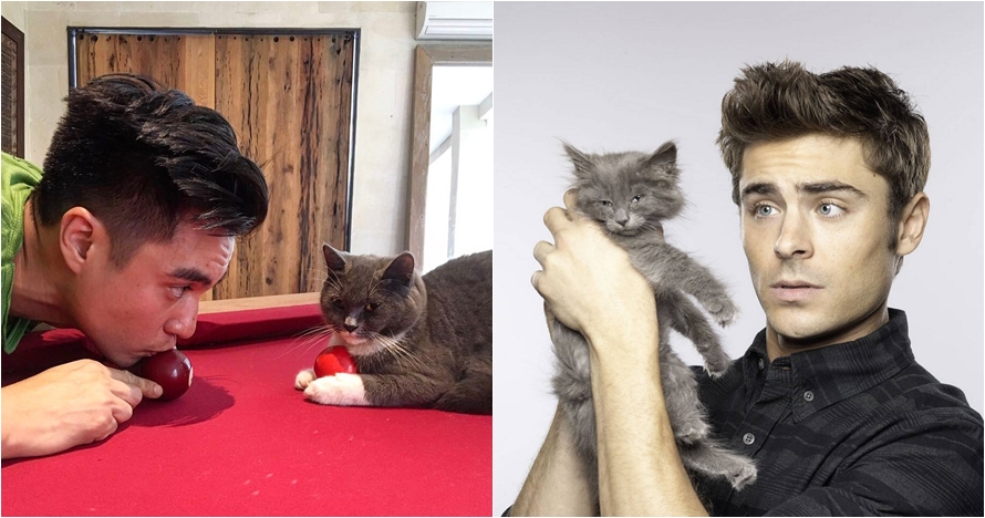 10 Seleb tampan ini hobi pelihara kucing, ada yang seharga motor sport