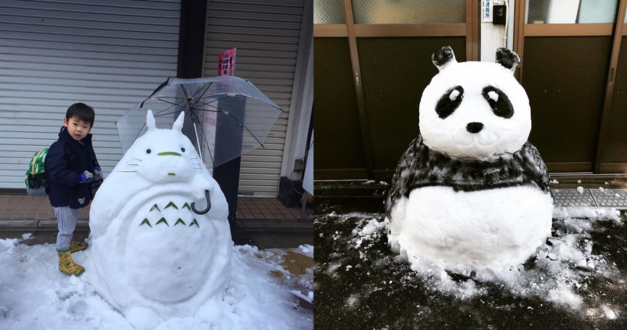 Salju di Tokyo diubah jadi 15 karakter animasi menarik ini, keren!