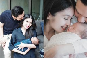 Belum genap sebulan, ini 7 potret imutnya baby Rafa anak Sandra Dewi