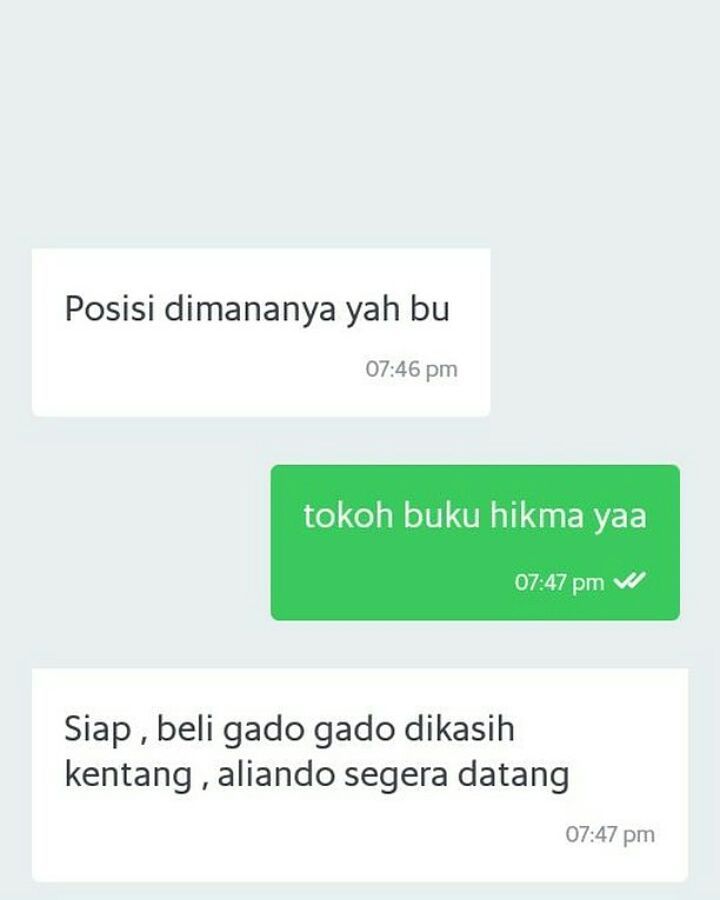 10 Jawaban pesan driver ojek online ini ngeselin tapi bikin ngakak