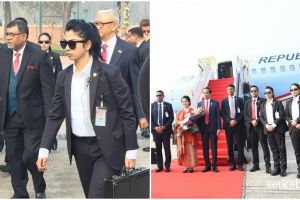 Foto paspampres cantik yang kawal Jokowi ini bikin gagal fokus