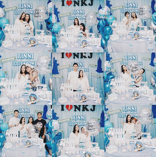 10 Momen keseruan baby shower Rinni Wulandari, disambut dengan tarian