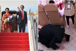 Cerita Jokowi soal paspampres sujud syukur di pesawat ini viral