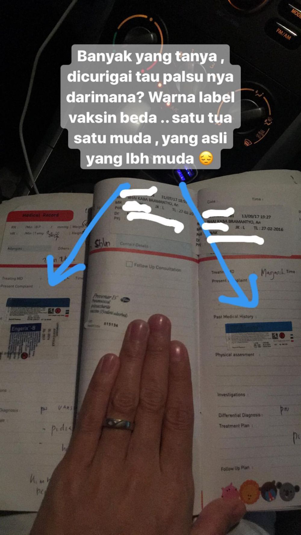 Anak jadi korban vaksin palsu, Zaskia Adya Mecca tunjukkan buktinya