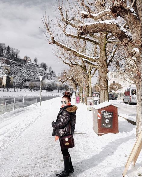 Gaya 10 seleb Tanah Air liburan di negara bersalju, siapa paling kece?