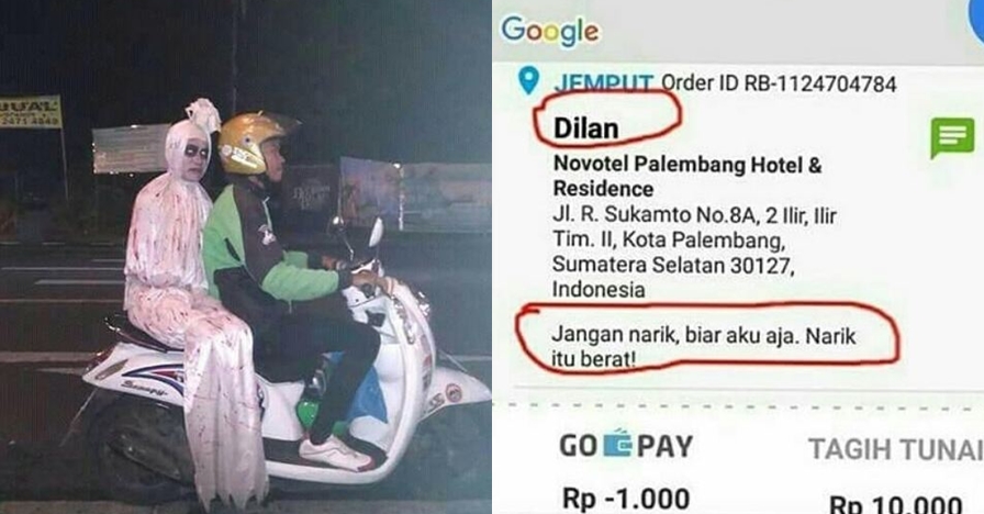 10 Nama kocak driver ojek online, dari malaikat hingga merek obat