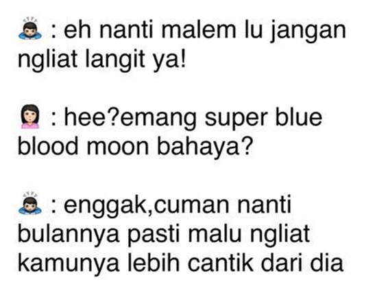 9 Meme 'gerhana bulan' ini kocaknya bikin cengar-cengir sendiri