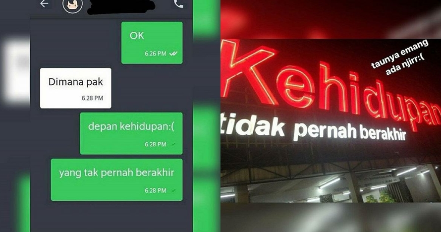 10 Nama tempat penjemputan penumpang ojek online ini bikin tepuk jidat