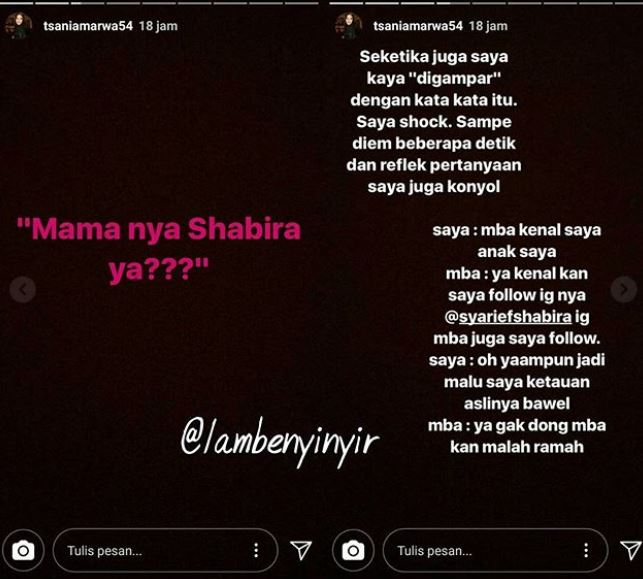 Dipanggil Mama Shabira, curhat Tsania Marwa kangen anak bikin terenyuh