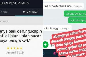Awas baper, 10 pujian penumpang ke ojek online bikin senyum sendiri