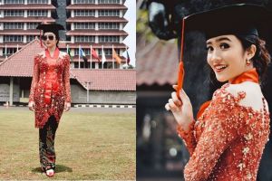 8 Potret cantiknya Febby Rastanty lulus sarjana, anggun dengan kebaya