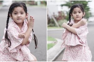 10 Potret menggemaskan Atreya, balita Audy Item yang jago pencak silat