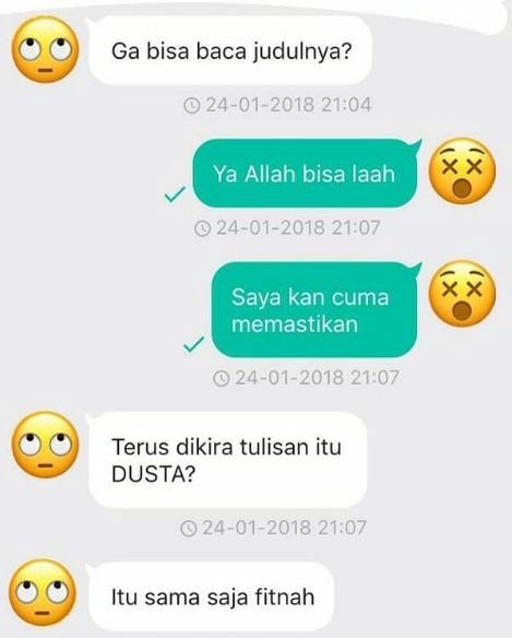 10 Chat salah paham ini bikin ngakak sekaligus ngajak berantem