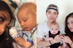 Selfie bareng, Celine & bayinya sama-sama dibilang mirip boneka