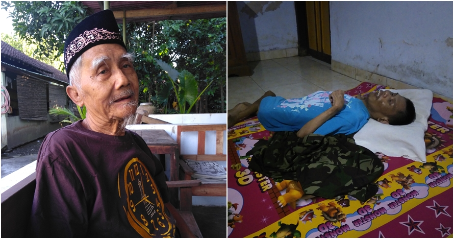 Kisah Sandiman, usia 78 tahun sendirian rawat dua anaknya yang cacat