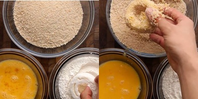 Yuk intip cara mudah bikin mozarella onion rings yang lumer di mulut