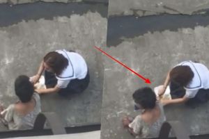 Tak langsung pulang, aksi murid SMA pada gelandangan ini bikin kaget