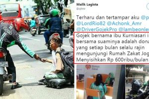 10 Aksi terpuji driver ojol, donatur zakat hingga kelola pesantren