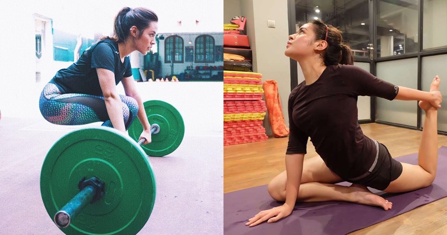 Punya tubuh ideal & seksi, ini 8 gaya Raisa Andriana saat olahraga