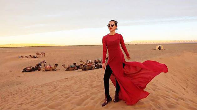 Gaya 7 seleb Tanah Air liburan di gurun pasir, asyik bareng unta