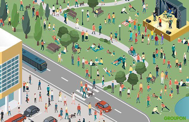 Uji kejelian mata yuk, coba temukan pria romantis pembawa buket bunga