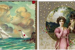 Begini penampakan 10 kartu Hari Valentine era 1900-an, langka banget