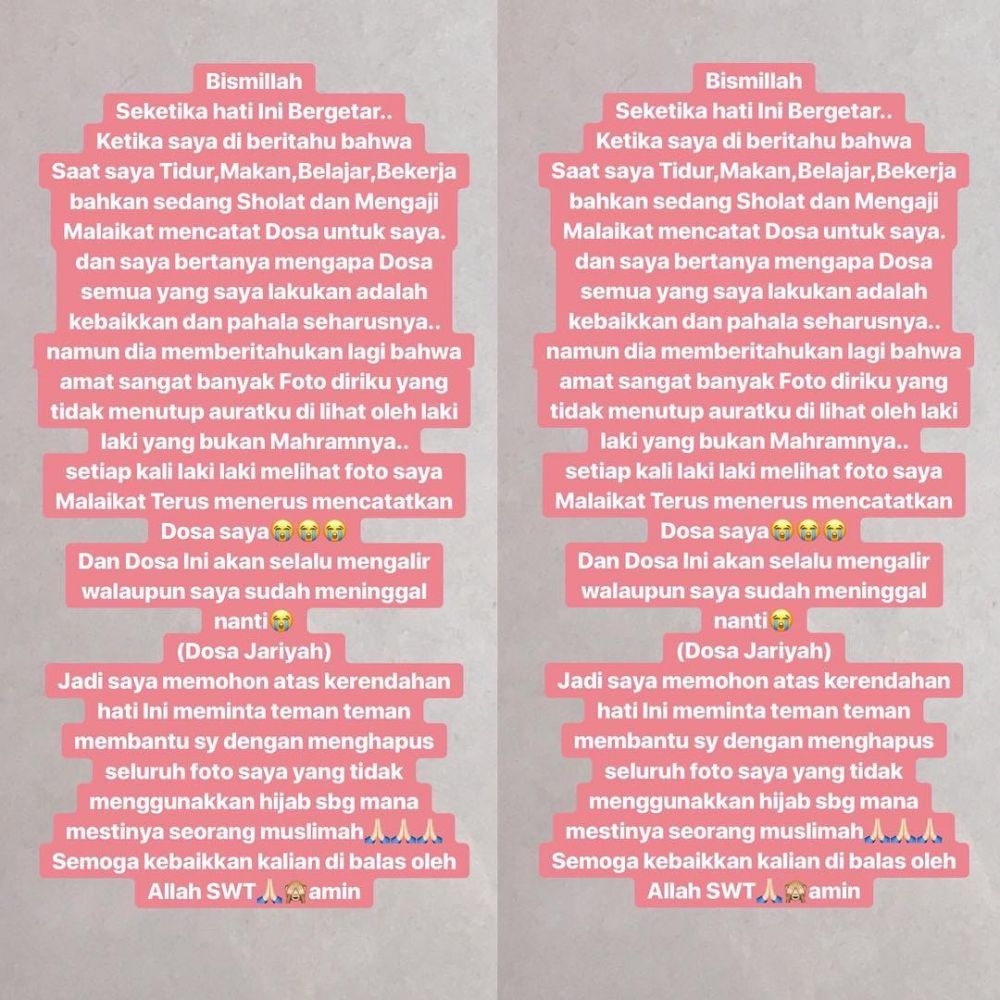 Kartika Putri buka-bukaan, ini mimpi yang membuatnya mantap berhijab