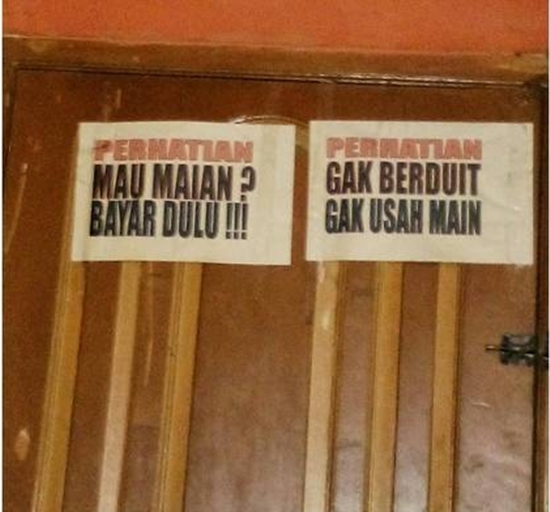 14 Pengumuman kocak di warnet ini lucunya nggak keruan