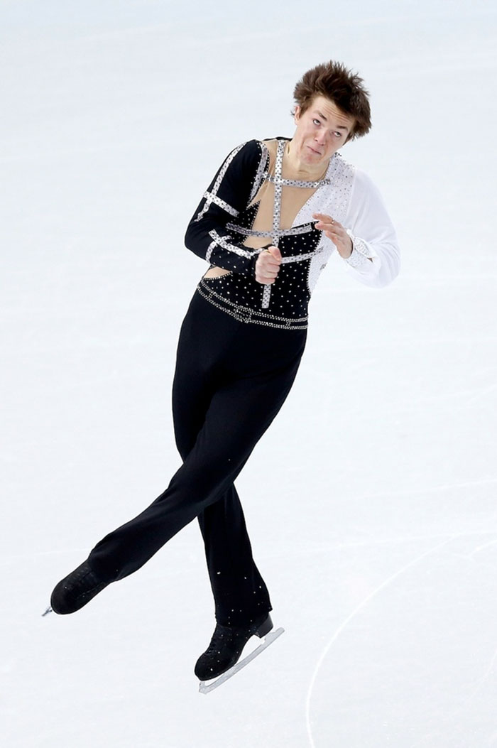 15 Ekspresi peserta seluncur indah di Olimpiade ini kocak banget