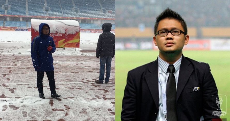 Asep Saputra, pengawas pertandingan yang sukses pimpin laga Piala Asia