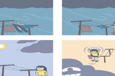 10 Komik gambarkan cuaca juga bisa jahil, sering kamu alami nih