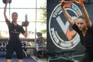 10 Pose workout Raline Shah yang seksi abis, dibilang mirip Gal Gadot