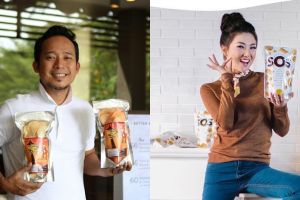 Tren bisnis baru, 7 seleb ini kini tekuni jualan keripik kekinian