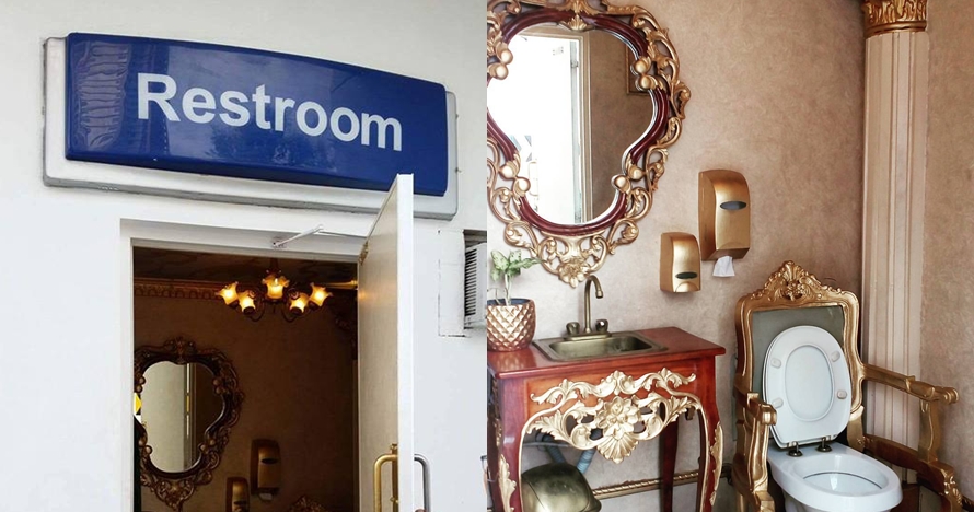 Nggak kamu sangka, 10 penampakan toilet di SPBU ini mirip istana