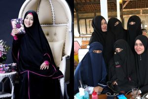 Makin tertutup, begini 7 potret penampilan Nuri Maulida dengan niqab