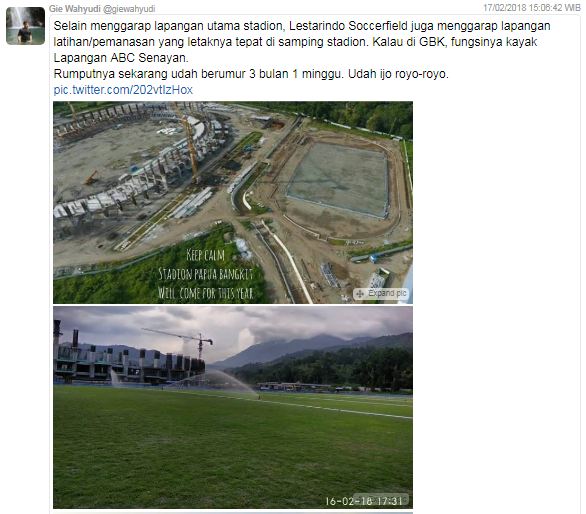 10 Potret pembangunan stadion megah dan cantik di Papua, saingan SUGBK