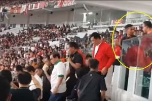 Viral, video Anies Baswedan mau selamati Persija dihadang Paspampres
